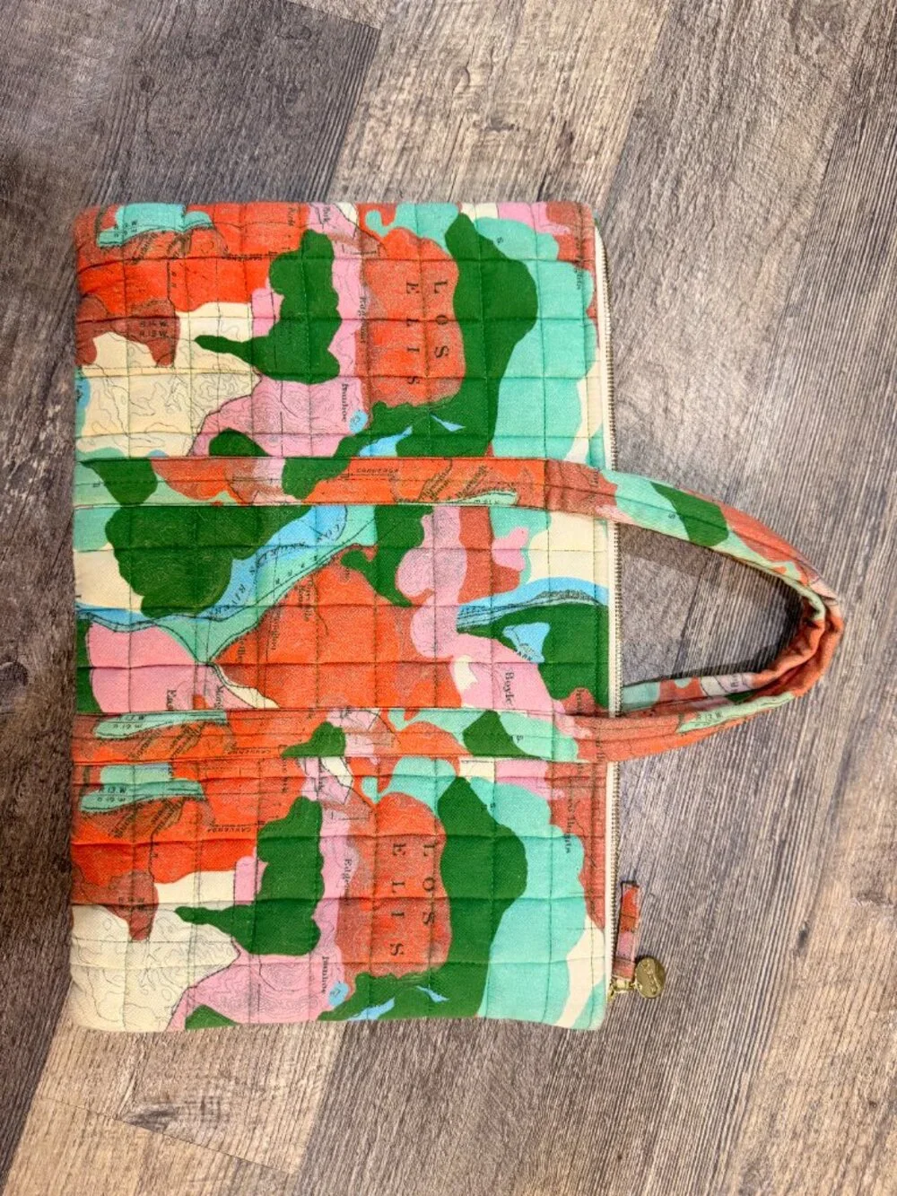 Clare V Laptop Case — Multi Map Print